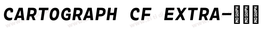 CARTOGRAPH CF EXTRA字体转换